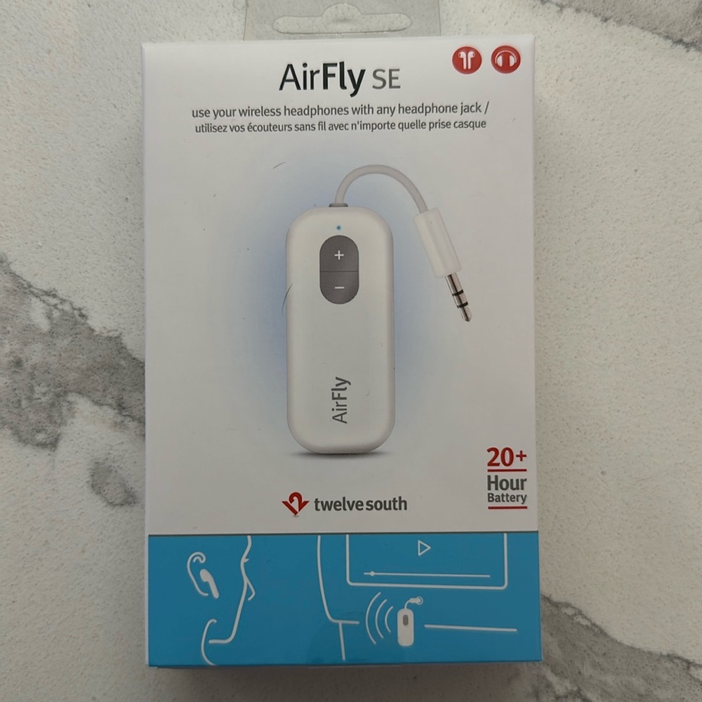 Brand new Twelve South AirFly SE Bluetooth Wireless Audio Transmitter
